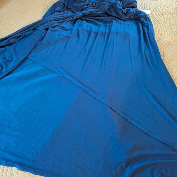 Soma Hi-Lo midi bra dress blue size L - Picture 5 of 7